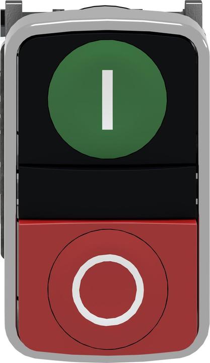 Produktbild Schneider Electric Pushbutton Dble Green I Red O 1NO/1NC