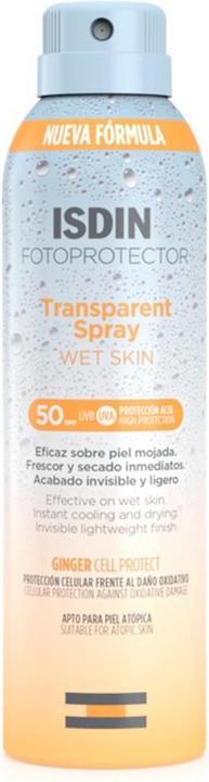 Actual product image Isdin Photo protection Transparent spray (Sun spray, SPF 50, 250 ml)