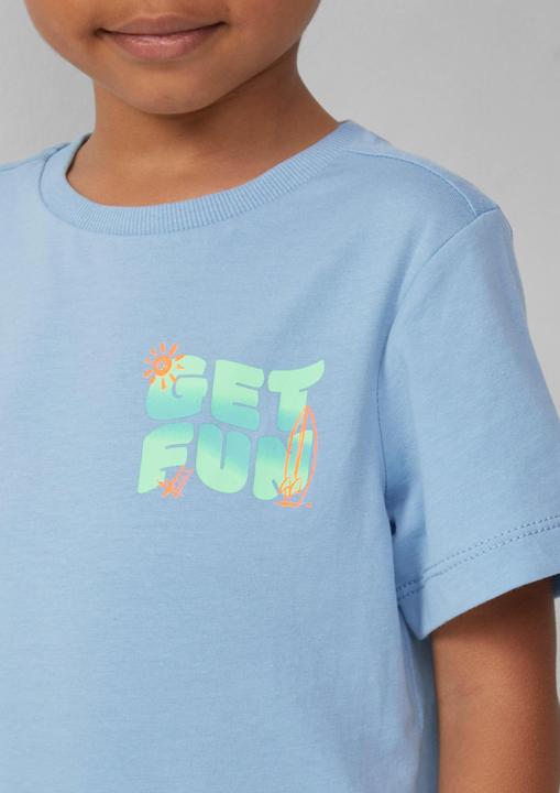 Produktbild S.Oliver T-Shirt Baumwoll-T-Shirt mit Front- und Rückenprint (140)