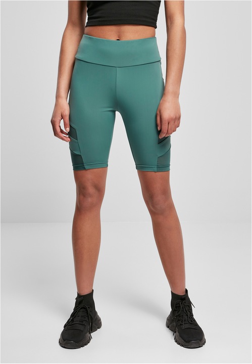 Immagine prodotto Urban Classics Pantaloncini da ciclismo Tech Mesh a vita alta da donna (XL)