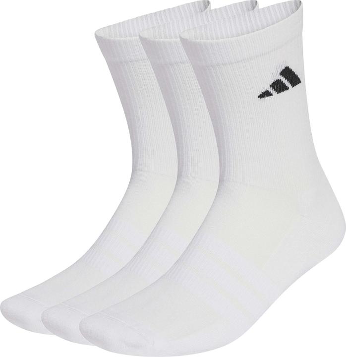 Adidas C Ess Crw 3p White/White/Black S (Set van 3, 37 - 39)
