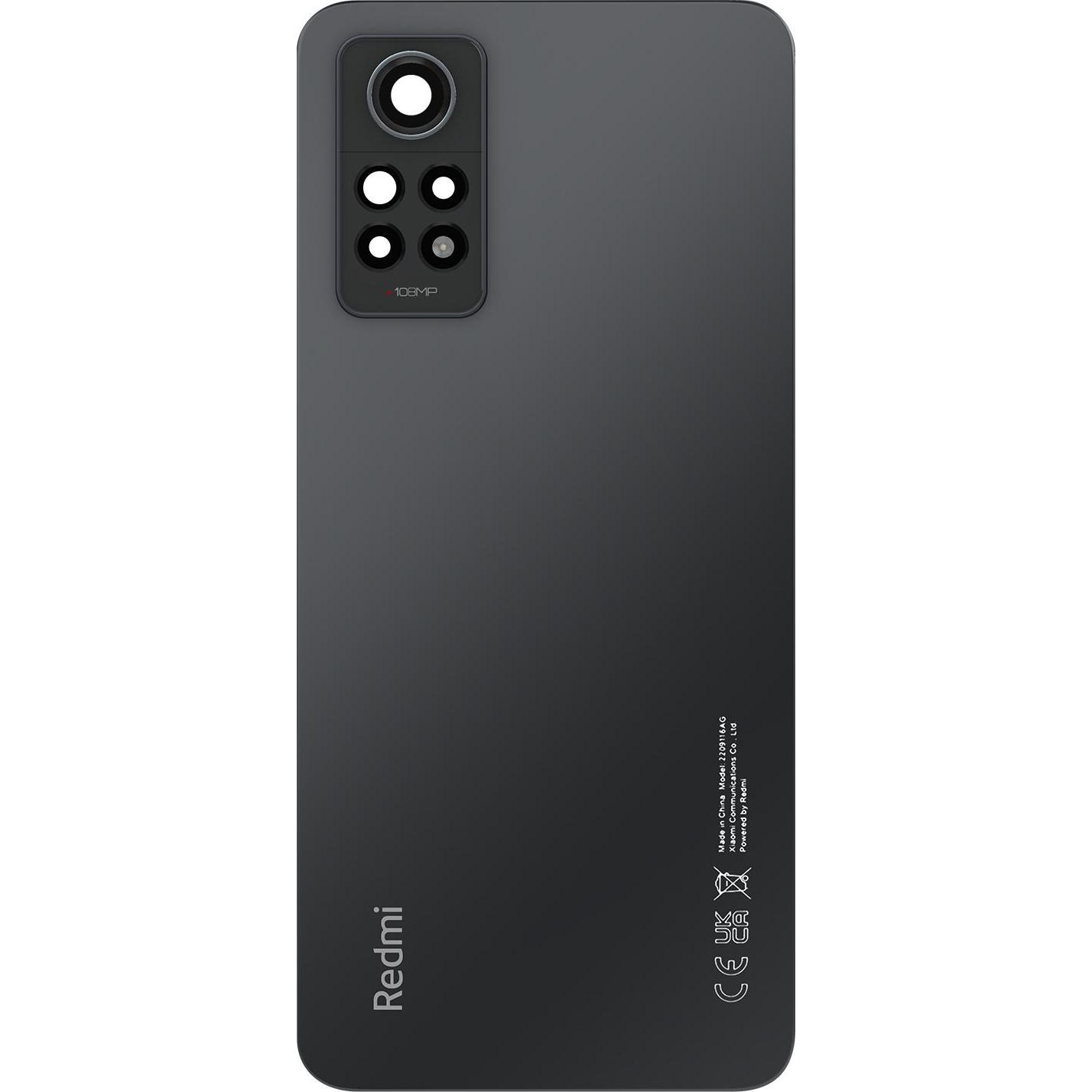 Xiaomi Akkudeckel für Redmi Note 12 Pro 4G Graphite Original Service Pack, Mobilgerät Ersatzteile, Grau