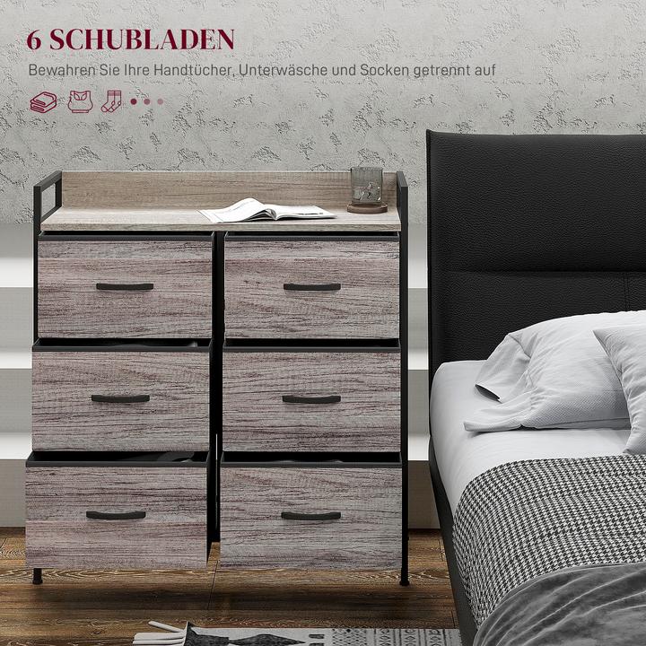 Produktbild Homcom Kommode (79 x 29 x 85 cm)