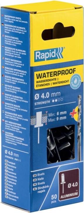 Rapid Wasserdicht Blindniete Ø 4,0 x 12 mm