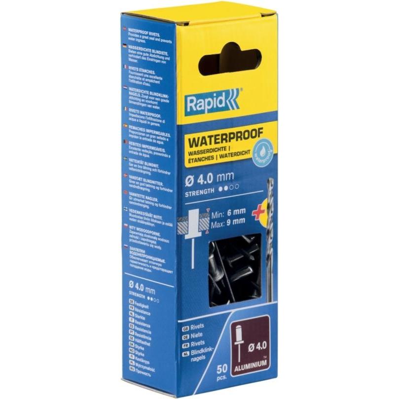 Rapid, Nieten, Wasserdicht Blindniete Ø 4,0 x 12 mm