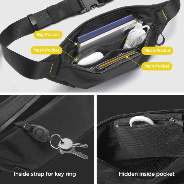 Produktbild Spigen KD411 Waistbag Klasden - black