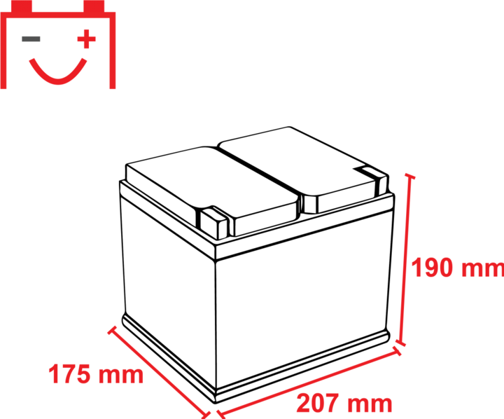 Produktbild Intact 54464GUG Start Power 44Ah Autobatterie (12 V, 44 Ah)