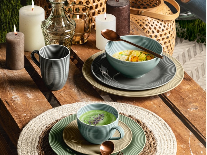 Produktbild Seltmann Weiden Kaffeeservice Beat Sandbeige uni 18 teilig (18 Stück)