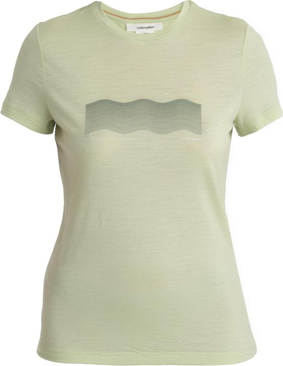 Actual product image Icebreaker Women's Tech Lite III S/S Tee Contour Waves (S)