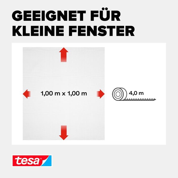 Actual product image tesa Insect screen STANDARD for windows, with Velcro tape, without drilling (100 x 100 cm)