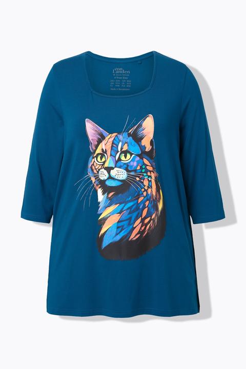 Actual product image Ulla Popken Doodle Goat Graphic Tee (60)