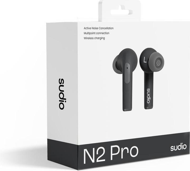 Actual product image Sudio N2 Pro in-ear true wireless earphones - draadloze oordopjes - met active noice cancellation (ANC) - (ANC, 6 h, Cable)