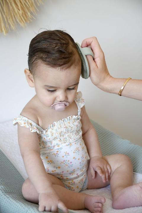 Produktbild Beaba Bürste Silikon Nebelgrün