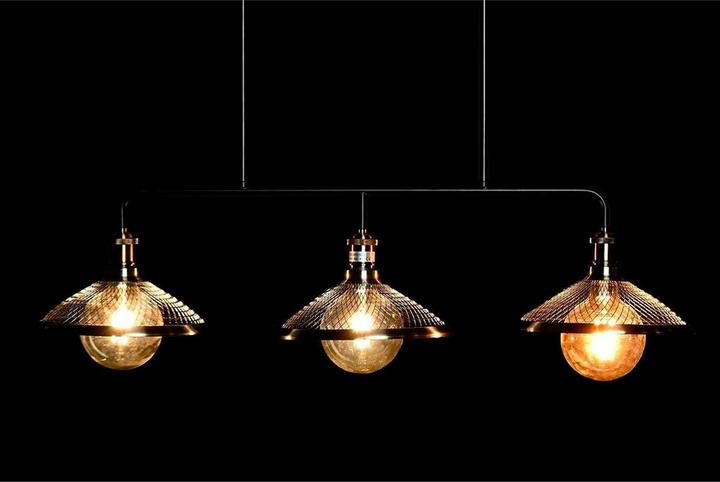 Actual product image DKD Home Decor Ceiling lamp Black Golden 220 V 50 W (100 x 29 x 22 cm) (E27)