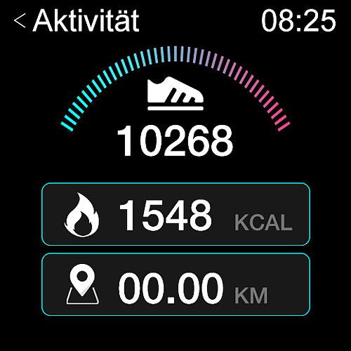 Produktbild Newgen medicals NX-4589-919 Fitness-Uhr (35 mm)