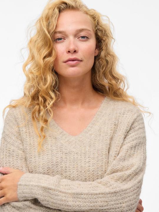Image du produit Vila VILAMPE V-Ausschnitt Strickpullover (XS)