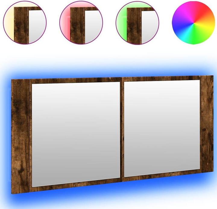 Produktbild vidaXL LED-Spiegelschrank (100 x 12 x 45 cm)