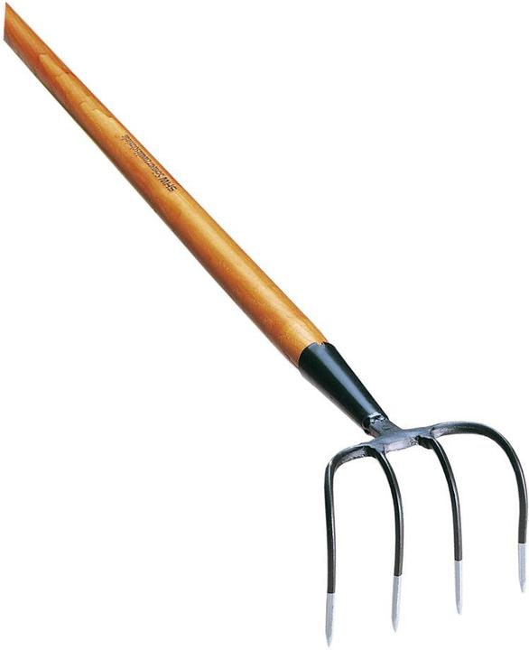 Actual product image Magni SHW 54530 Rex mulcher, 4 round tines, with ash handle