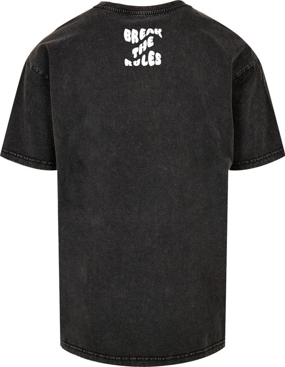 Produktbild Merchcode Break The Rules Acid Washed Heavy Oversized Tee - 113673 (S)