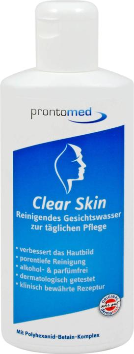 Actual product image Prontomed Clear Skin Facial Toner, 200 ml solution (Facial cleansing wipes, 200 ml)