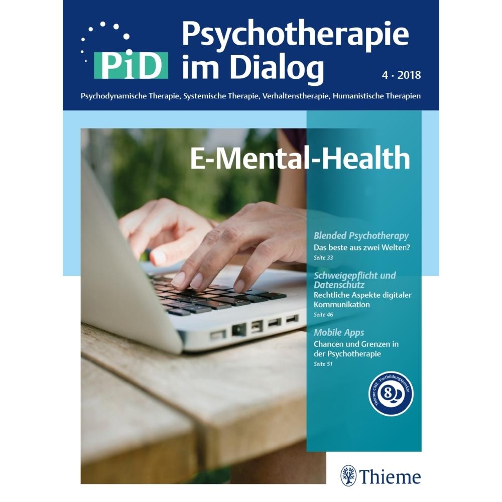 Psychotherapie im Dialog.4/2018 E-Menta, Fachbücher