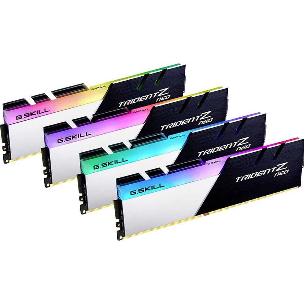 G.Skill Trident Z Neo (4 x 8GB, 3600 MHz, DDR4-RAM, DIMM), Memoria RAM, Nero, Argento