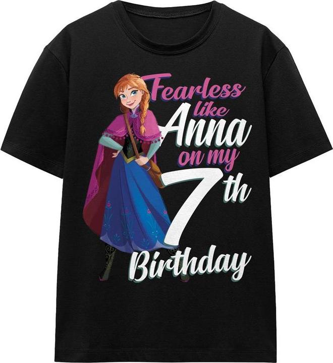 Produktbild Disney Frozen Fearless Like Anna TShirt 7. Geburtstag (XXL)
