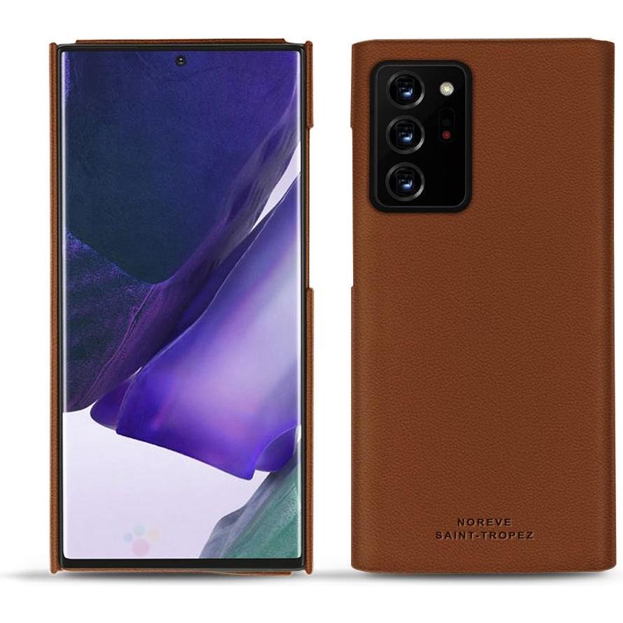 Noreve Lederschutzhülle (Samsung Galaxy Note 20 Ultra), Smartphone Hülle, Braun