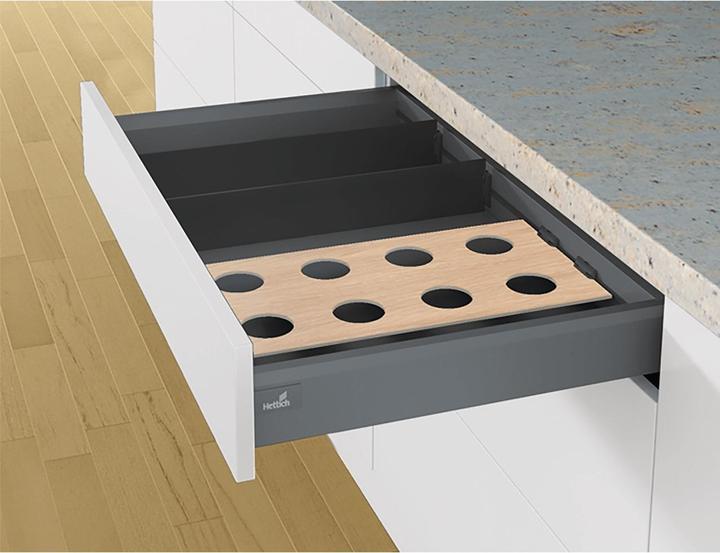 Produktbild Hettich OrgaClip, schwarz (1 Stk.)