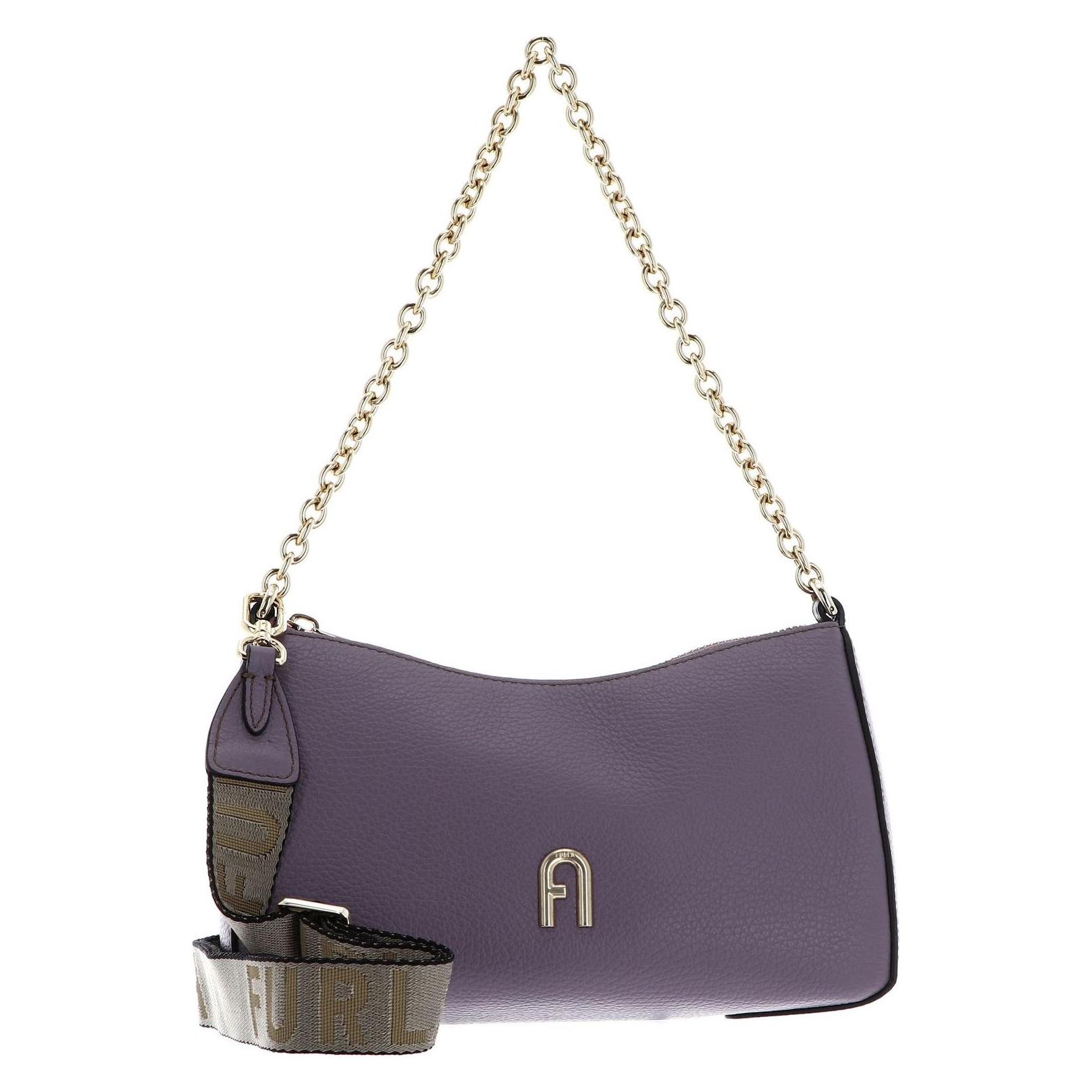 Furla, Damen, Handtasche, Primula Mini Crossbody Double Strap, Violett
