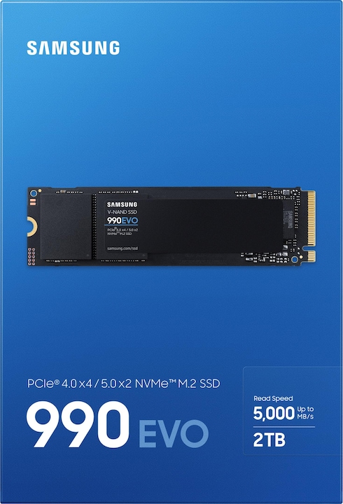 Produktbild Samsung 990 EVO (2000 GB, M.2 2280)