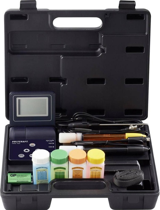 Actual product image Voltcraft KBM-700 Combined measuring device conductivity, pH value, redox (ORP), temperature, salt
