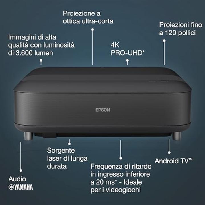 Immagine prodotto Epson EH-LS650B (4K, 3600 lm, 0.25 - 0.62 : 1)