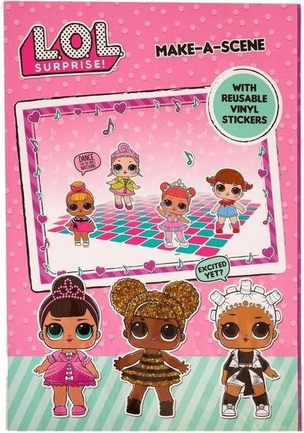 Actual product image Surprise! Make A Scene Removable Stickers Set