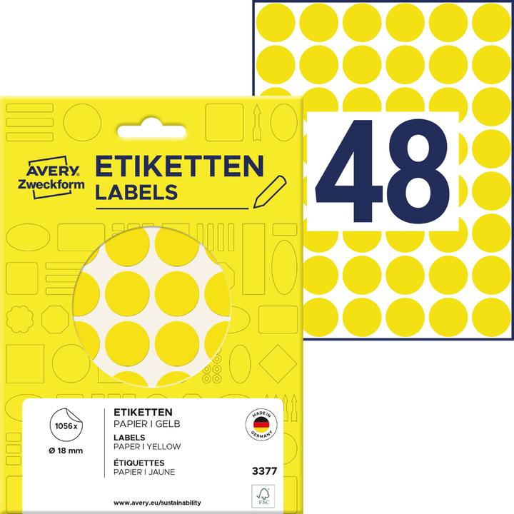 Produktbild Avery Markierungspunkte permanent