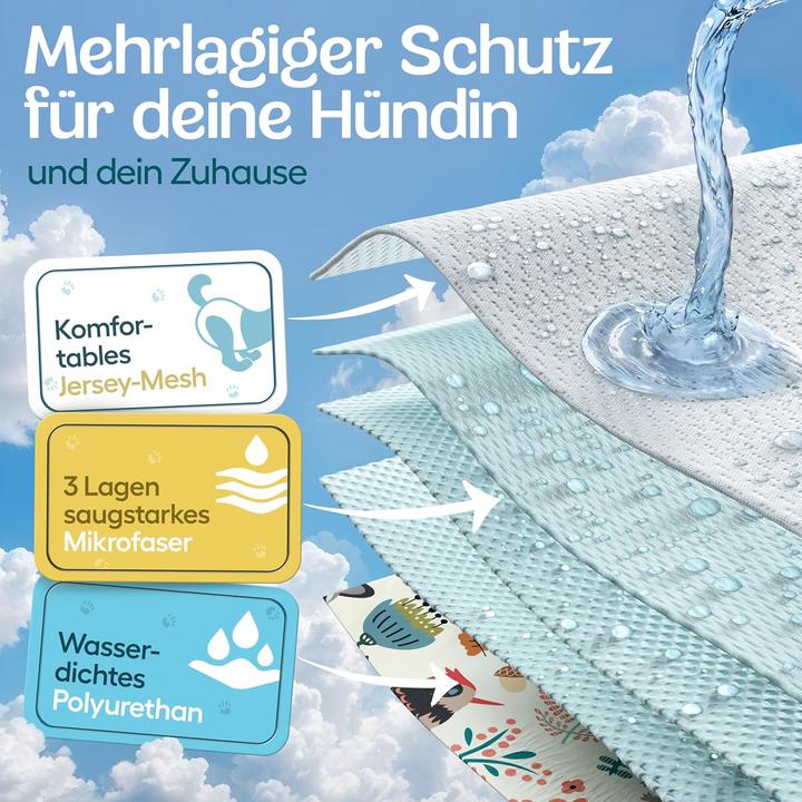 Image du produit Hund ist König 3 x Hundewindeln (52, 54, 55, 60, 61, 65)