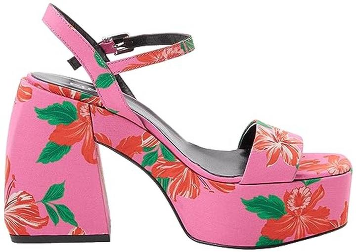 Produktbild Pinko Fantine Keilabsatz-Sandalen mit Druck und Plateau (38)