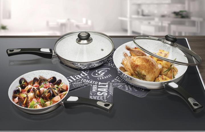 Actual product image Genius Cerafit Mont Blanc (28 cm, Frying pan, Stainless steel, Ceramic)