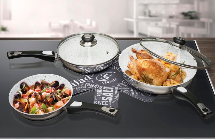 Actual product image Genius Cerafit Mont Blanc (28 cm, Frying pan, Ceramic, Stainless steel)