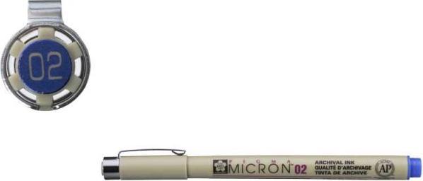 Actual product image Sakura Fineliner Pigma Micron 02 blau 0,3mm (Blue, 1 x)