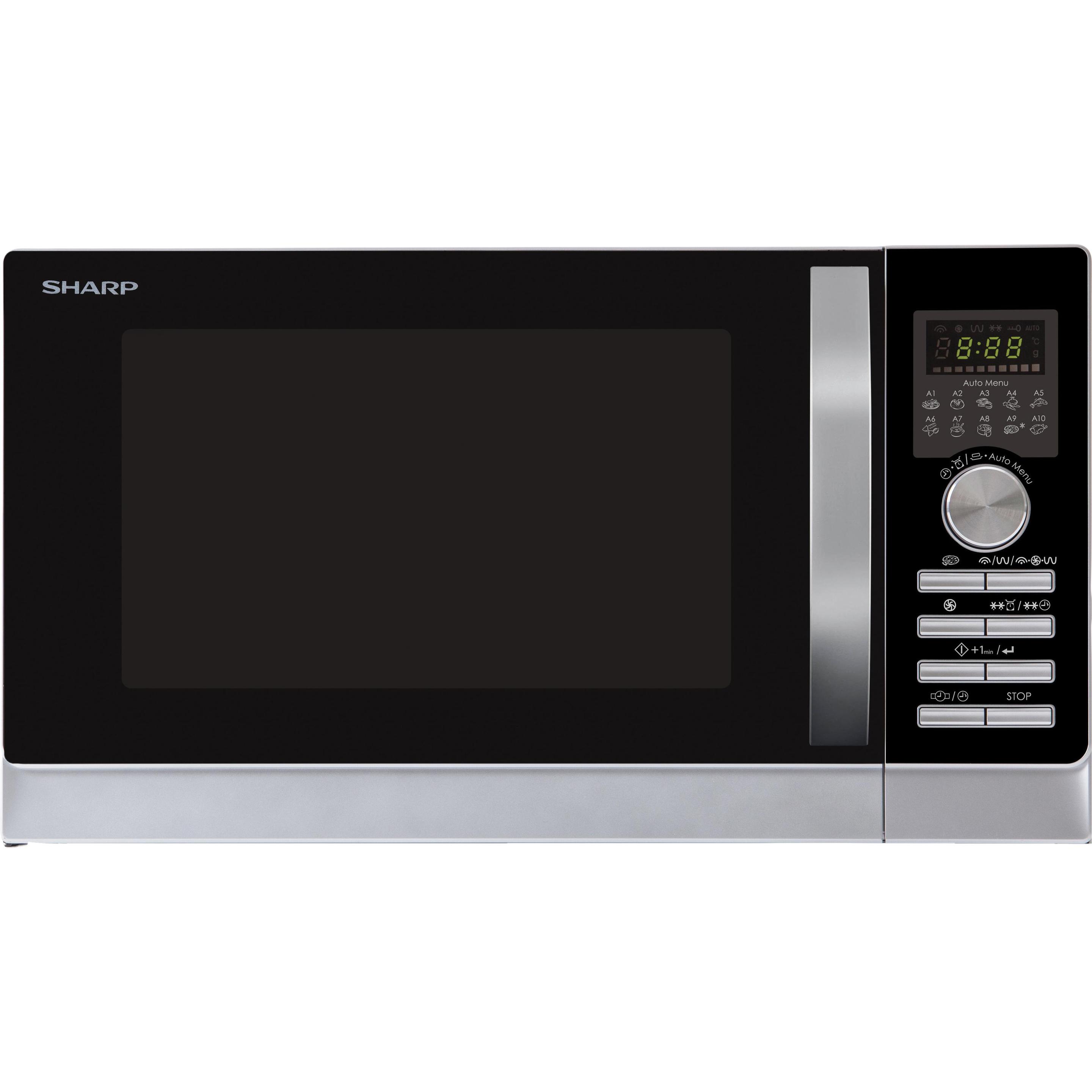 Sharp R843INW, Mikrowelle, Silber