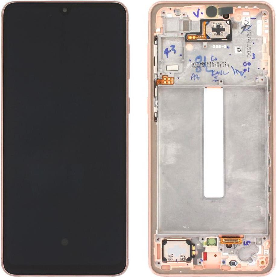 Samsung Galaxy A33 5G LCD Display Original - Peach (Display, Galaxy A33 5G), Mobilgerät Ersatzteile