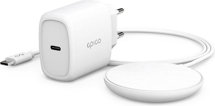 Actual product image Epico Wireless Charger Set 20w White (20 W)
