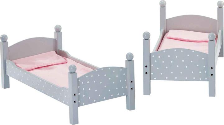 Actual product image Teamson Etagenbett Puppenbett aus Holz Puppenzubehr Puppen-Mbel Olivias World TD-0095AG
