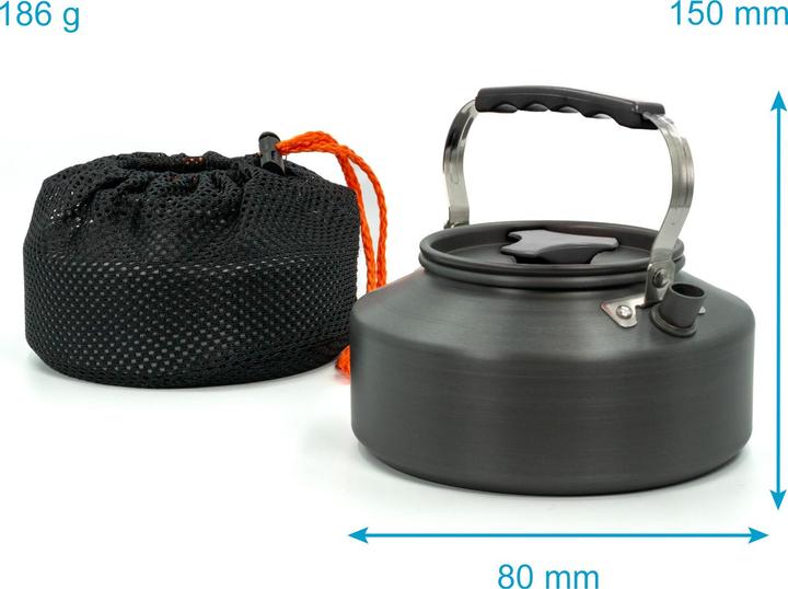 Produktbild Intirilife Camping Wasserkocher Outdoor Kochkessel (1.10 l)