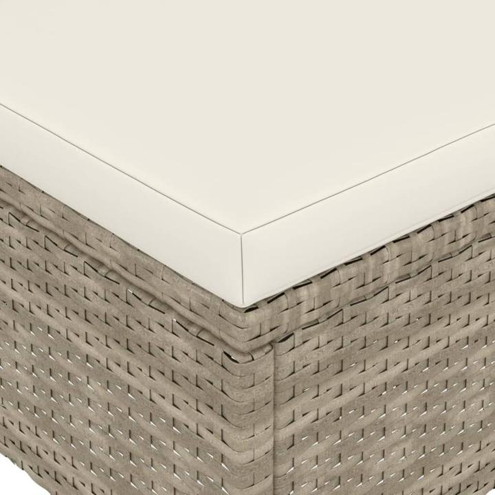 Produktbild vidaXL Gartenstuhl und Hocker