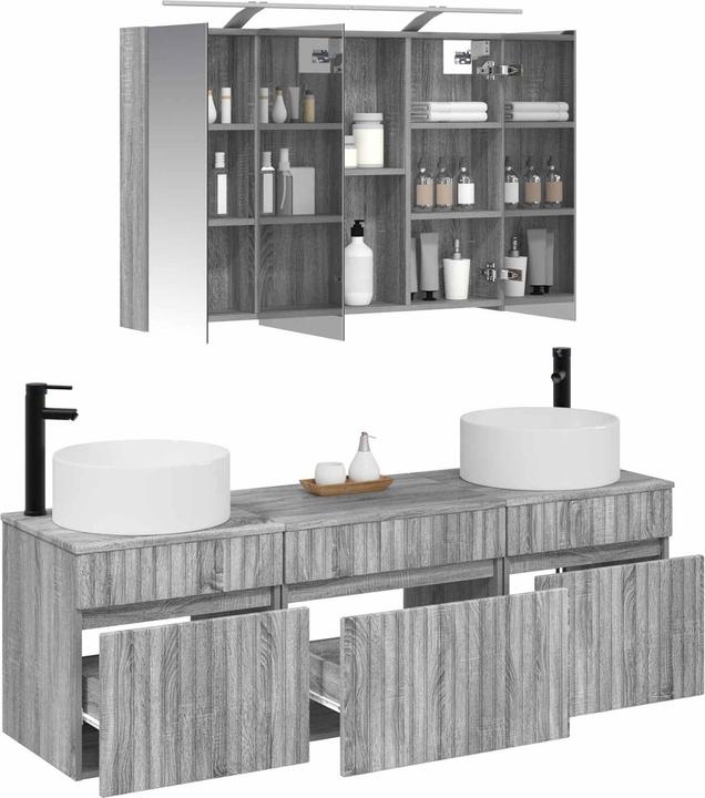 Produktbild vidaXL Badezimmerschrank-Set
