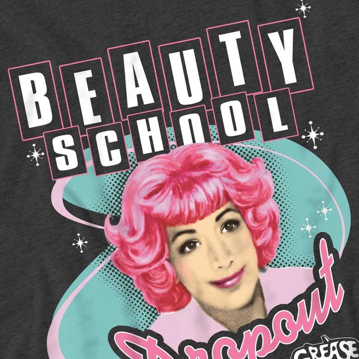 Actual product image Grease Unisex Adult Beauty School Dropout T-Shirt (XL)