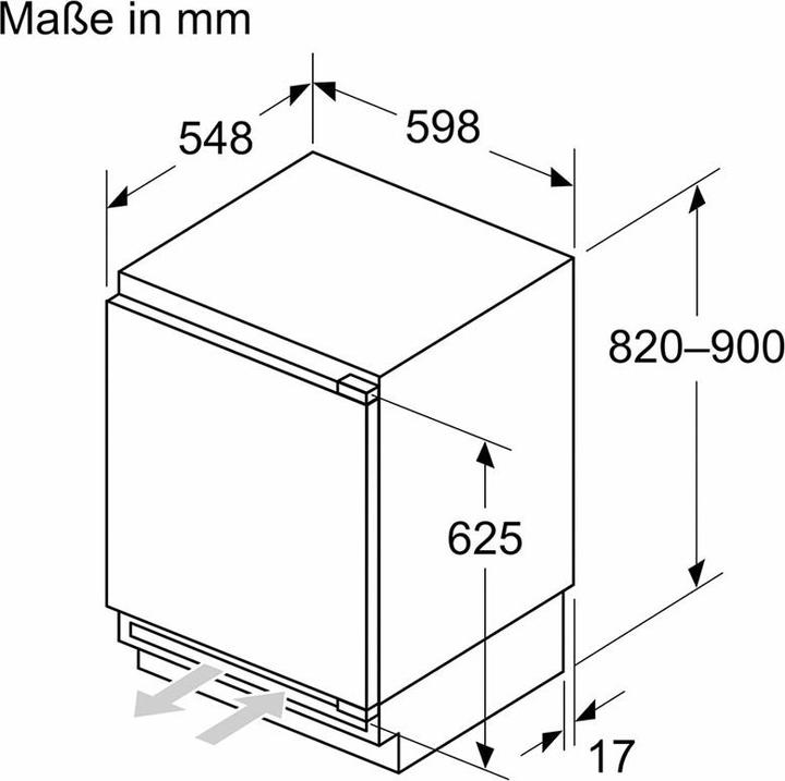 Image du produit Bosch Hausgeräte KUL22ADD0H (110 l)