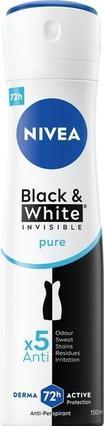 Produktbild NIVEA Invisible Black & White Pure (Spray, 150 ml)